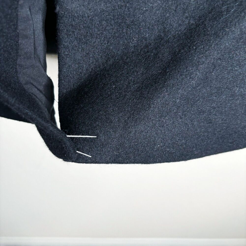 Helmut Lang Leather Wool Coat - Picture 5 of 9